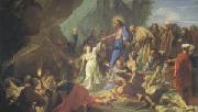 Jean-Baptiste Jouvenet The Resurrection of Lazarus (mk05) oil on canvas
